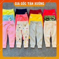 [Hàng Cao Cấp] Set 2 Quần Dài GAP Chất Nỉ Da Cá Cho Bé Gái