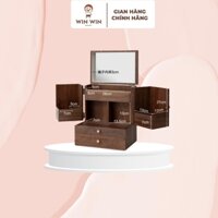 (HÀNG CAO CẤP) Tủ, Rương Gỗ Đựng Trang Sức Đa Ngăn 4 Tầng Chất Liệu Gỗ Thịt Paulownia Đựng Mỹ Phẩm, Đồng Hồ, Đá Qúy