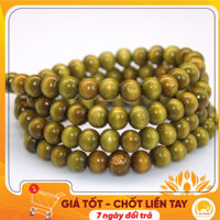 [HÀNG CAO CẤP] VÒNG TAY TRẦM HƯƠNG TÂY TẠNG AQUILARIA LANCEOLATA CHUỖI 108  TẶNG KÈM HỘP GẤM