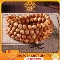 [HÀNG CAO CẤP] VÒNG TAY TRẦM HƯƠNG TÂY TẠNG AQUILARIA PAUCIFLORA CHUỖI 108 HẠT   TẶNG KÈM HỘP GẤM