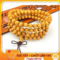 [HÀNG CAO CẤP] VÒNG TAY TRẦM HƯƠNG TÂY TẠNG HOÀNG KIM AQUILARIA CORDIFOLIA CHUỖI 108 HẠT  TẶNG KÈM HỘP GẤM CAO CẤP