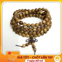 [HÀNG CAO CẤP] VÒNG TAY TRẦM HƯƠNG TÂY TẠNG HOÀNG KIM AQUILARIA SCHLEGELIANA CHUỖI 108 HẠT TẶNG KÈM HỘP GẤM CAO CẤP
