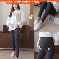 [Hàng cao cấp]Quần legging bầu loại 1 chất đẹp uni Hàn KO phải cotton💕thiết kế nâng mông, có giãn 4 chiều💕free size