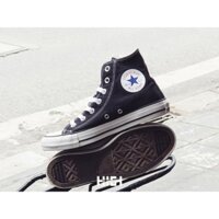 HÀNG CẮT TEM Giày Converse Classic màu đen cổ cao đế nhung