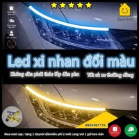 【Hàng Chất Lượng Dây Đèn LED Trang Trí Ôtô, Xe Máy, Xe Đạp Điện, Môtô 12V DC Chống Nước Xi Nhan Đổi Màu Vàng - SUNMET