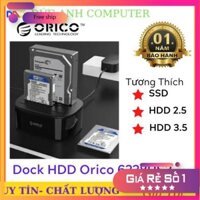 Hàng Chất Lượng Đế cắm ổ cứng Orico 6228us3 - DOCKING ORICO 6228US3 - BK (Màu đen)- Chính Hãng 100%- Bảo Hành 12 Tháng