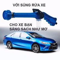 (HÀNG CHẤT LƯỢNG) Súng rửa xe Ez Jet 8 chế độ có ngăn xà phòng (Vòi tăng áp)