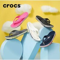 Hàng chính hãng 100% Crocs Crocband Unisex Clogs màu trắng / hải quân / đen, đích thực, giá rẻ nhất - RC41