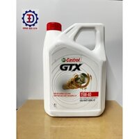 [Hàng Chính Hãng 100%] Nhớt Castrol 15w40 - Dầu Castrol - Dầu Nhớt Ô Tô Castrol GTX 15w40 Can 4L