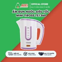 [HÀNG CHÍNH HÃNG] ✔️ Ấm đun nước siêu tốc mini Tiross TS1360✔️ Dung tích 0.5L ✔️ BẢO HÀNH 12 THÁNG
