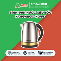 [HÀNG CHÍNH HÃNG] ✔️ Bình đun siêu tốc Kangaroo thân inox 1.7L model KG642 ✔️ Công suất 200W ✔️ BẢO HÀNH 12 THÁNG