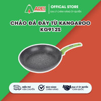 [HÀNG CHÍNH HÃNG] ✔️ Chảo nhôm vân đá Kangaroo KG912 ✔️ Tay cầm Silicon chống nóng