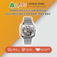 [HÀNG CHÍNH HÃNG] ✔️ Đồng hồ cơ CIGA Design Full Hollow cho Nam, màu Bạc ✔️ Mặt Sapphire trong suốt ✔️ BẢO HÀNH 12 THÁNG