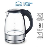 [HÀNG CHÍNH HÃNG] Ấm điện đun nước bằng thủy tinh 1.7L Lock&Lock [EJK317BLK