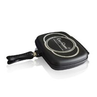 HÀNG CHÍNH HÃNG (Ảnh thật+Video) Chảo nướng, chiên 2 mặt không dầu chống dính 32 cm Eurohome EDFP001
