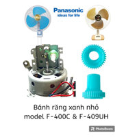 {Hàng Chính hãng} - BÁNH RĂNG XANH NHỎ QUẠT TREO & ĐỂ BÀN PANASONIC MODEL F-400C & F-409UH - MADE IN MALAYSIA.