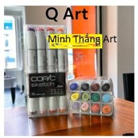 [Hàng Chính hãng] Bộ 12 màu copic Sketch cao cấp