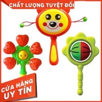 HÀNG CHÍNH HÃNG Bộ 3 Xúc Xắc Chùy,Dâu,Trống Lắc Antona Cho Trẻ Sơ Sinh