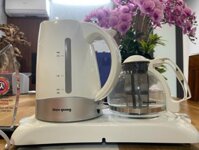 Hàng Chính Hãng Bộ ấm đun nước siêu tốc Điện Quang ĐQ EKT05 1817 1800W,1.7L thân nhựa,thủy tinh,có bàn hâm nóng.