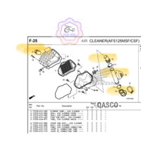 [Hàng Chính Hãng] Bộ co nối Ống dẫn khí, cổ hút bao tử lọc gió xe FUTURE 125 căng cơ 2015 2016 2017 2018 2019 2020