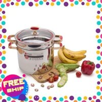 [HÀNG CHÍNH HÃNG] Bộ nồi hấp Elmich inox 304 Red Velvet size 28cm