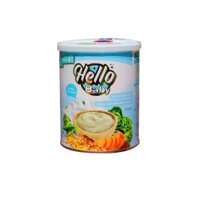 [HÀNG CHÍNH HÃNG] Bột Ăn dặm HELLO BABY 350gr Vị mặn-Nguyên liệu NK từ Newzeland-Bổ sung nguồn dinh dưỡng tối ưu cho bé.