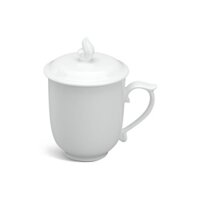 [Hàng chính hãng] Ca trà  0.3L - Mẫu Đơn - Trắng