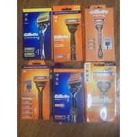 (Hàng chính hãng) Cán dao cạo râu Gillette fusion proglide prosheild pin rung và thường