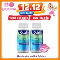 [HÀNG CHÍNH HÃNG] Canxi Ostelin 130v_ Ostelin vitamin D & Calcium: Úc dùng cho bà bầu và và người lớn.