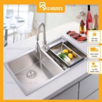 {HÀNG CHÍNH HÃNG CAO CẤP} Bồn Rửa Chén EuroGold EUS28248 Chậu Rửa Bát Inox 304 2 Hố Nhập Khẩu Chính Hãng CÓ THỢ LẮP ĐẶT
