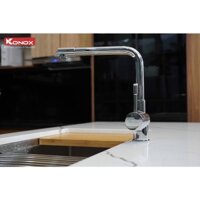 {HÀNG CHÍNH HÃNG CAO CẤP}  Vòi Rửa Bát Konox Felix Chrome Vòi Nước Bồn Rửa Chén Lõi Trộn Sedal Cao Cấp CÓ THỢ LẮP ĐẶT