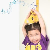[Hàng chính hãng cao cấp ]Thước đo chiều cao 3D nam châm phát nhạc babyhop