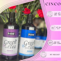 |Hàng Chính Hãng| Cặp gội xả Meiki Green Tea  siêu chống nhờn làm sạch da đầu và cân bằng độ ẩm cho tóc 780ml