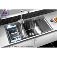 HÀNG CHÍNH HÃNG Chậu Rửa Bát INOX SUS304 Việt Mỹ - B.10045A