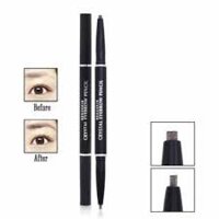 [HÀNG CHÍNH HÃNG] - Chì kẻ chân mày Hàn Quốc Beauskin Crystal Eyebrow Pencil #4 - Black Brown ( Màu Nâu đen )