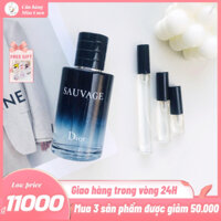 Hàng chính hãng có sẵn🎀 Sauvage EDP 2ml / 5ml / 10ml nước hoa lưu hương 24h Nước Hoa nam nước hoa nam thơm lâu