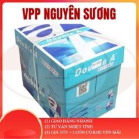 (Hàng chính hãng) [Có VAT] Thùng Giấy A4 Double A 70gsm (5 reams) VPP Nguyên Sương