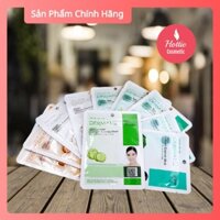 [HÀNG CHÍNH HÃNG] Combo 12 miếng mặt nạ dưỡng da Dermal Hàn Quốc