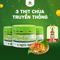 Hàng chính hãng Combo 3 Hộp Thịt Chua Truyền Thống Trường Foods 220g/Hộp