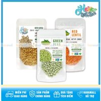 [Hàng Chính Hãng] Combo 3 Loại Đậu Lăng Xanh (250gr) + Đậu Lăng Đỏ (250gr) + Hà Lan Xanh (250gr)