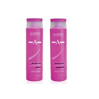 Hàng Chính Hãng - Combo Dầu gội xả  cho tóc nhuộm Alonzo Brilliant Care Shampoo 250ml