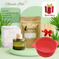 [Hàng Chính Hãng] Combo Serum Mỡ Trăn, Sáp Wax, Chén silicon, Tặng Kèm Que Gỗ Wax Lông