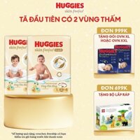 [Hàng chính hãng Cty] Tã bỉm dán quần Huggies Skin Perfect / TRÀM TRÀ NB76 S82 M79 M76  L66 Xl58 VỚI 2 VÙNG THẤM