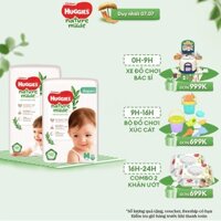 (Hàng chính hãng Cty - Tặng Quà) Tã Bỉm Huggies Nature Made / Skin perfect cao cấp quần/dán NB60/S82/M64/L54/XL44/XXL26