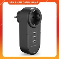 [HÀNG CHÍNH HÃNG] - Củ sạc kiêm ổ cắm thông minh RAVPOWER PC003