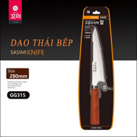 [HÀNG CHÍNH HÃNG] Dao thái dài 28cm, lưỡi dao dài 26cm bằng thép không gỉ, chức năng lọc vảy cá của GGOMi Hàn Quốc GG315