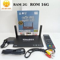 {HÀNG CHÍNH HÃNG} Đầu Thu Android TV Box Vinabox X10,  Ram 2G Rom 16G new