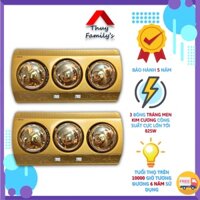 [HÀNG CHÍNH HÃNG] ĐÈN SƯỞI NHÀ TẮM ORKIN 3 BÓNG - HÀNG THÁI LAN CHẤT LƯỢNG NHIỆT TỐT - CHỐNG LÓA MẮT.