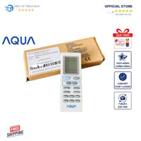 [HÀNG CHÍNH HÃNG] Điều khiển điều hòa máy lạnh Aqua 2 chiều MỚI FULLBOX TẶNG PIN + KÈM ĐẾ TREO