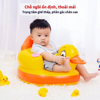 [Hàng chính hãng] Ghế Hơi Tập Ngồi Ghế Ăn Dặm Cho Bé Cao Cấp Phong Cách Hàn Quốc Dành Cho Bé Từ 4 Tháng Tuổi